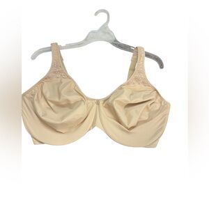 Bali Cream Full Coverage Bra with Wide Straps